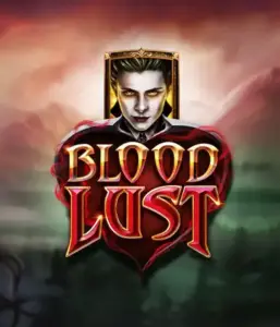 ELK Studios' Blood Lust slot displayed with its enigmatic vampire theme, including high-quality symbols of vampires and mystical elements. Highlighted in this image is the slot's gothic aesthetic, enhanced by its unique 5-reel and 99-payline structure, appealing for those interested in dark, supernatural themes.